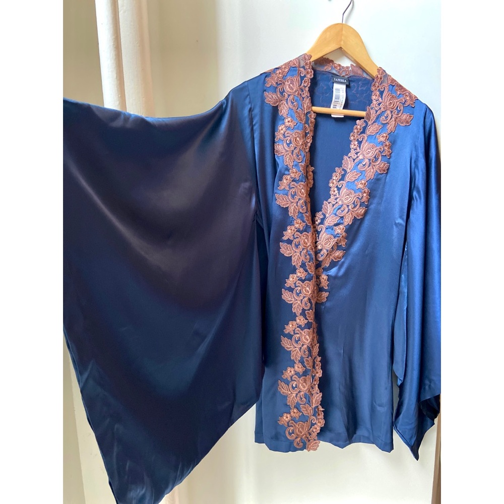 La Perla Silk Short Robe - Picture 3 of 5